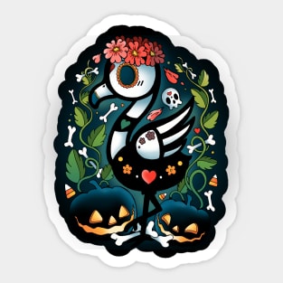 Dia de los Flamingos Sticker